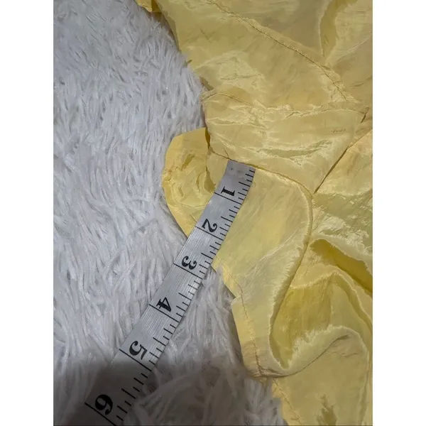 NEW Intimately Free People Forever Young Satiny Romper in Yellow Small - Image 6