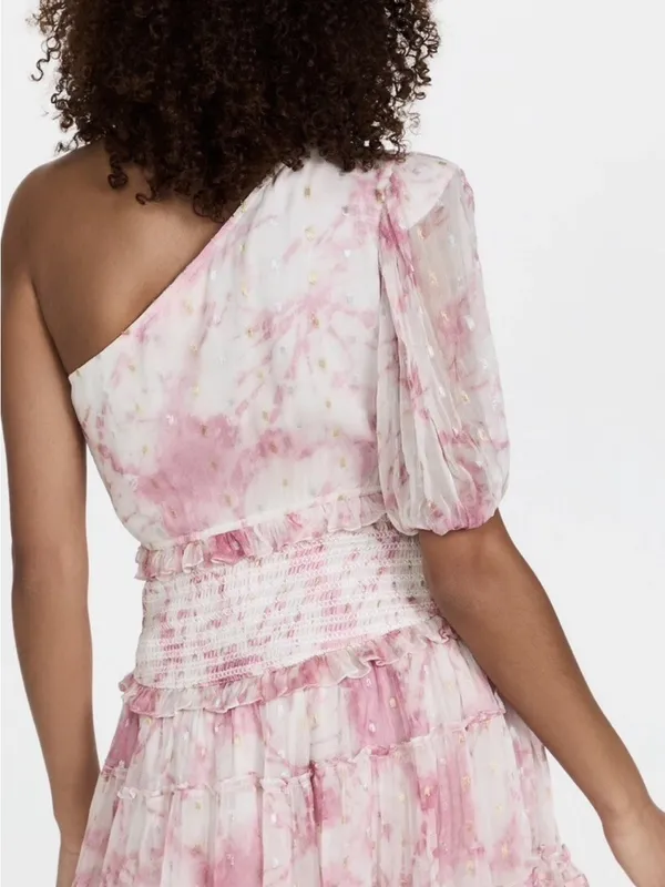 Rococo Sand Ava one shoulder mini dress small - Image 4