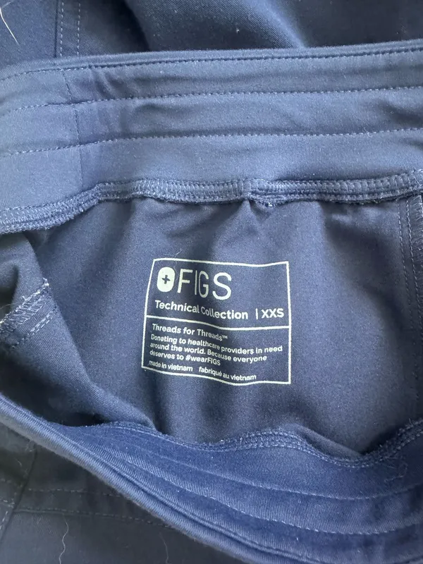 Navy Kade FIGS Cargo Pants - Image 4