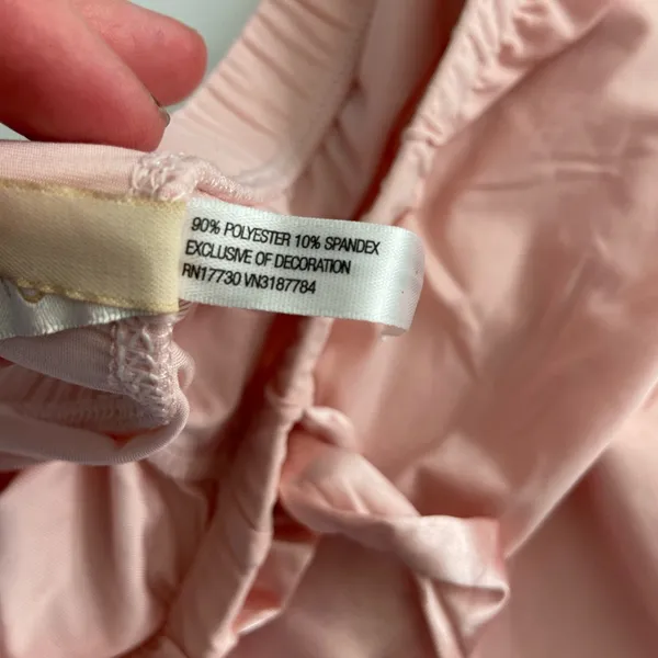 Gilligan & O’Malley women’s light pink satin drawstring soft pajama‎ shorts XXL - Image 10