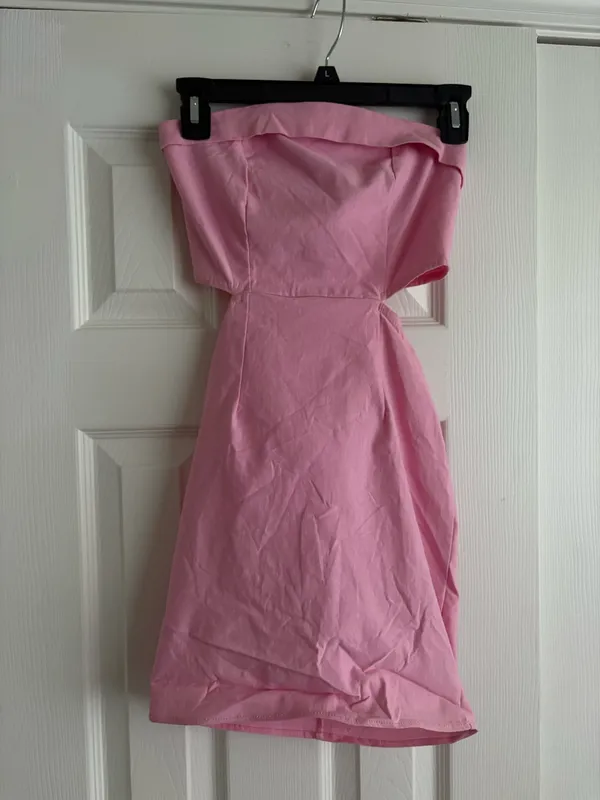 Lavish Pink mini cutout dress - Image 3