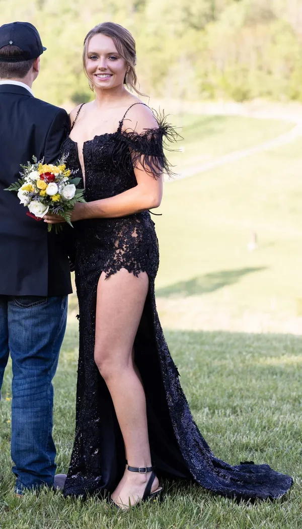 Black Prom Dress 54839 - Image 3