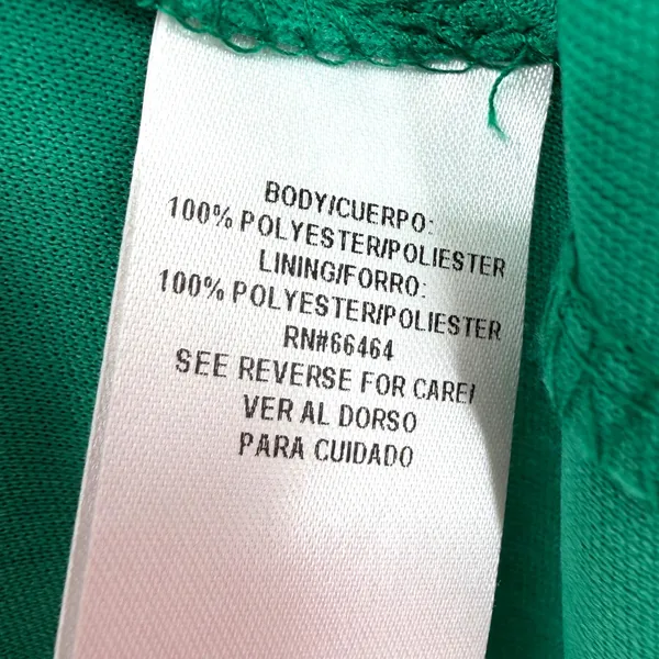 52Seven Babydoll Dress Women 1X Green Swiss Dot Tiered Boho Feminine Romantic - Image 11