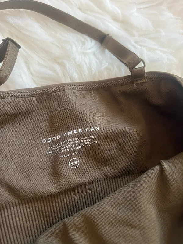 Good American Seamless Crossback Bralette  - Image 3