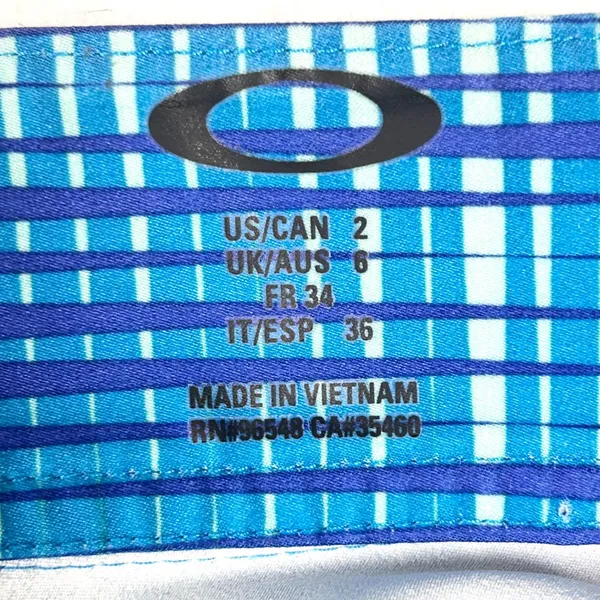 Oakley Mini Skirt Womens Size 2 Fit Like 6/8 M Blue Teal Golf Swim‎ Coverup - Image 4