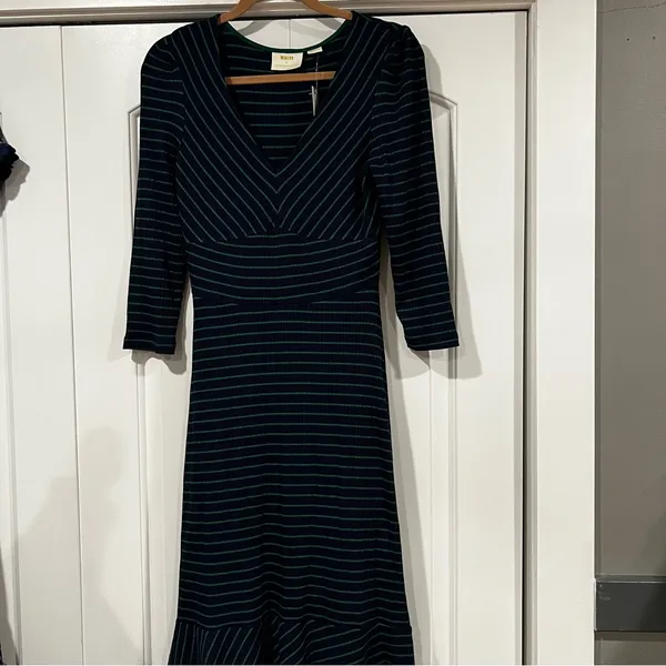 Maeve anthropologie Flores Striped Dress‎ small - Image 3