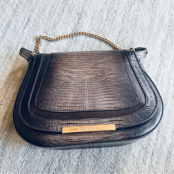 Brahmin Sm Nadine Leather Crossbody Nightfall Sven - Image 5