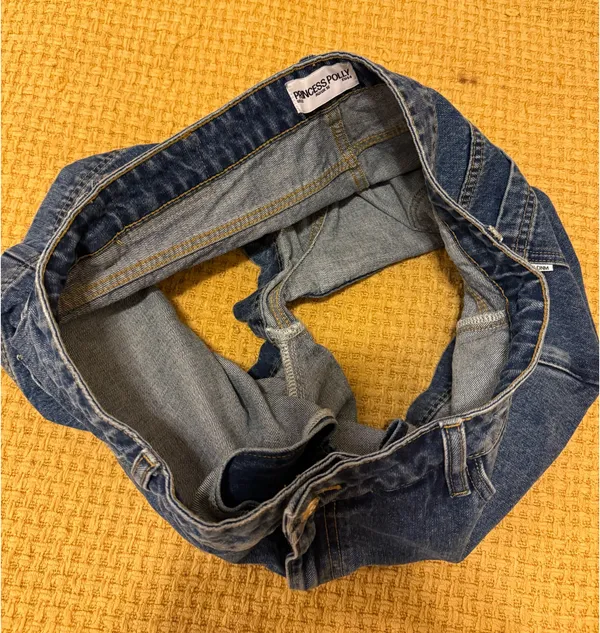 Princess Polly Mid Wash Gazelle Denim Skort - Image 10