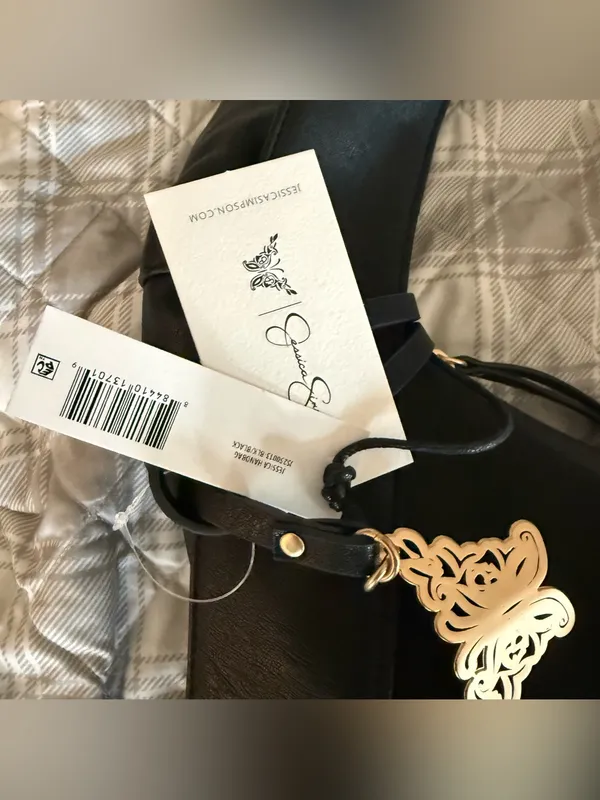 Jessica Simpson Women's Luna Hobo Bag in Meteorite Black NWT - Image 5