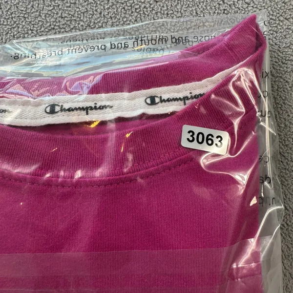 Champion T Shirt Womens XS Pink Authentic Athleticwear Graphic Short Sleeve Crew - Image 8