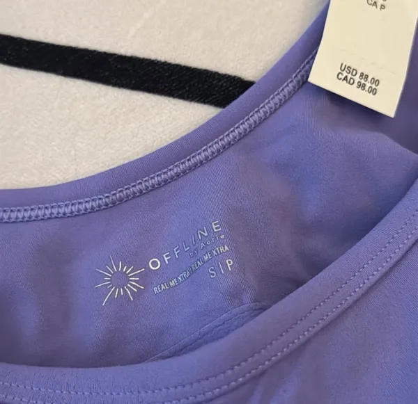 Offline By Aerie Real Me Xtra Flare Violet Jumpsuit - Image 8