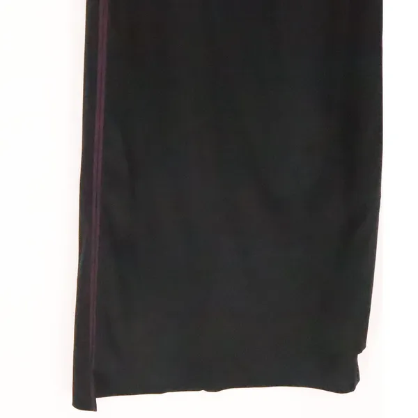 Tahari Vintage 90s Black Satin Maxi Dress Womens Size 4 Formal Minimalist Gothic - Image 9