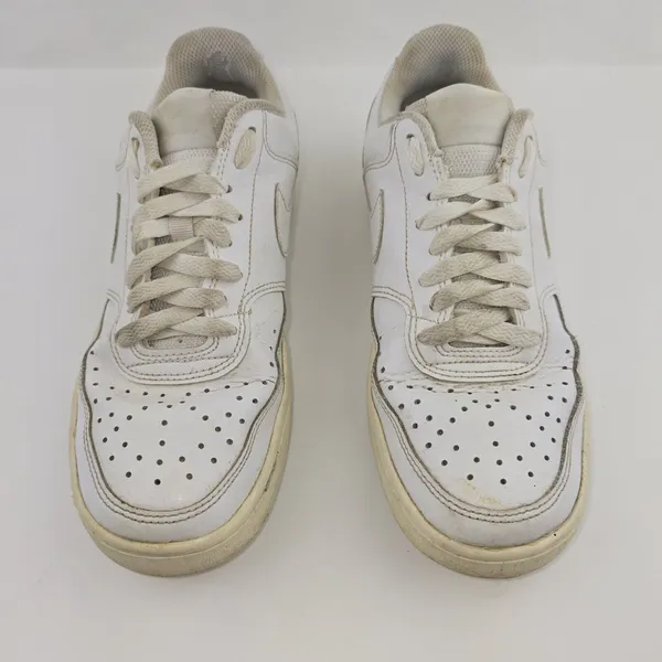 Nike Court Vision Low Sneakers Shoes‎ Triple White CD5434-100 Womens Size 7.5 - Image 5