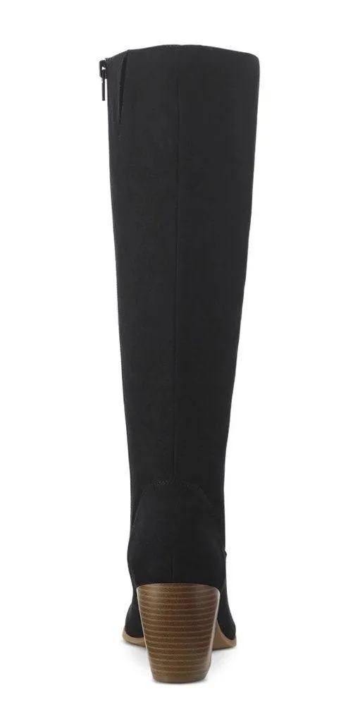 Style & Co. Warrda Faux Suede Zip-Up Mid-Calf Boots Cushioned Goring Size 10 NEW - Image 2