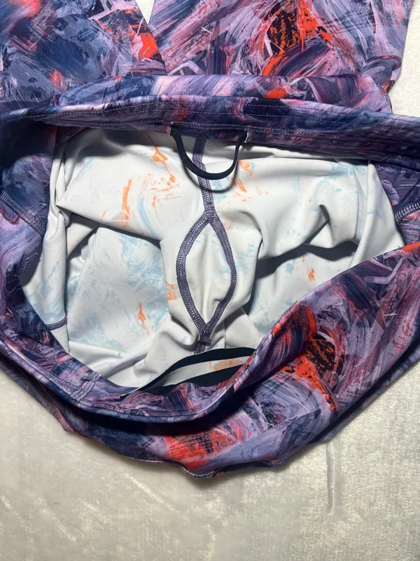 lululemon athletica Purple & Red Abstract Brushstroke Leggings - Image 6