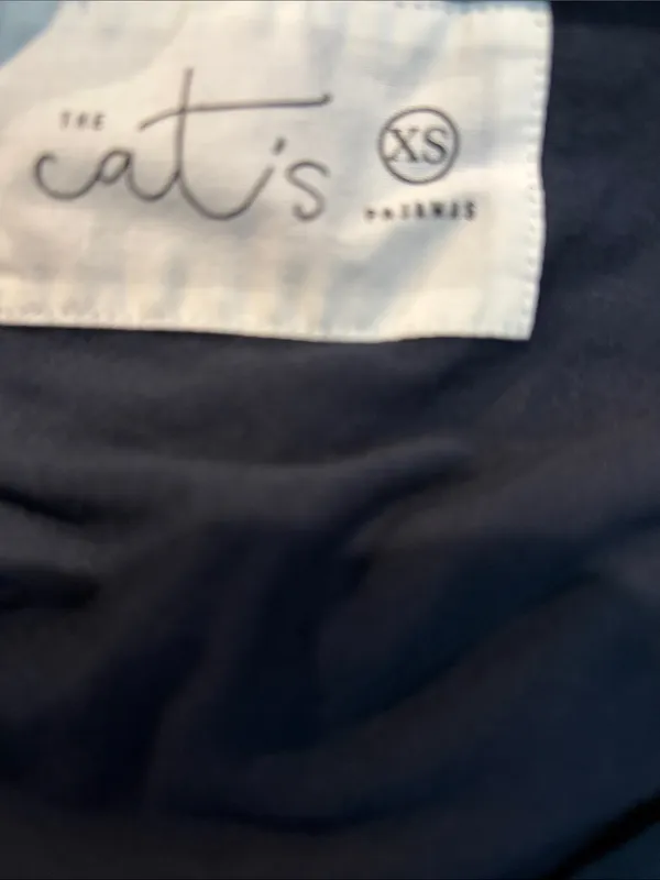 THE CAT’S PAJAMAS dark blue pajama top - Image 5