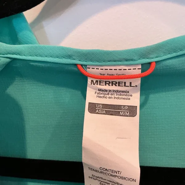 Merrell MQM Ultralite Insulated Full Zip Jacket Ceramic Teal Small NWT JWS25168 - Image 5