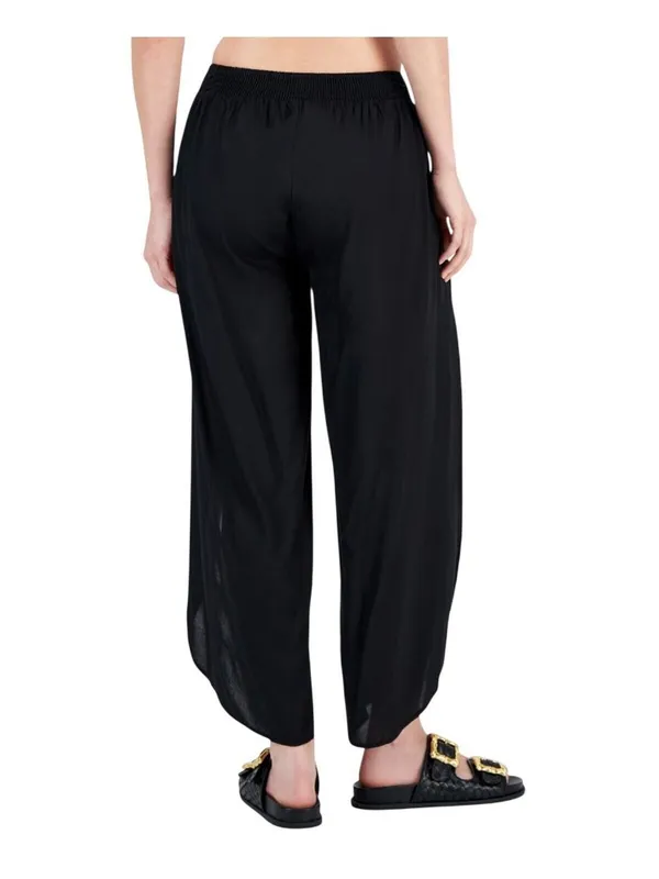 NWT Raviya Womens Front-Slit Cover Up Pants 75367 Black XL - Image 4