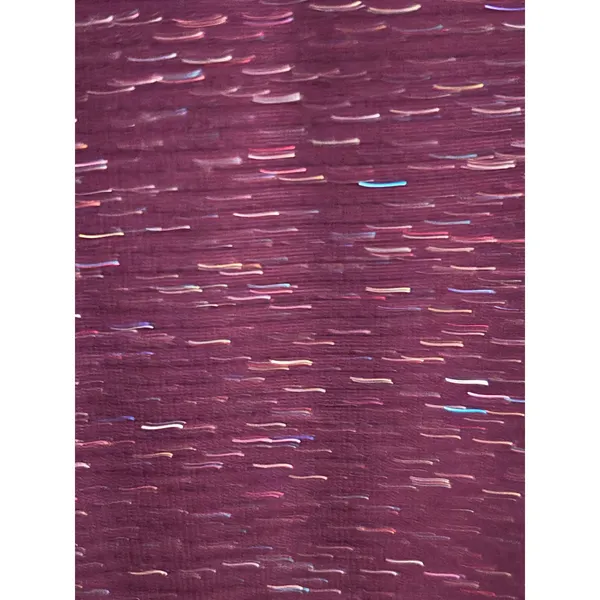 London Times Womens Plum Purple Metallic Shimmer Side Drape Cocktail Dress 16 - Image 2