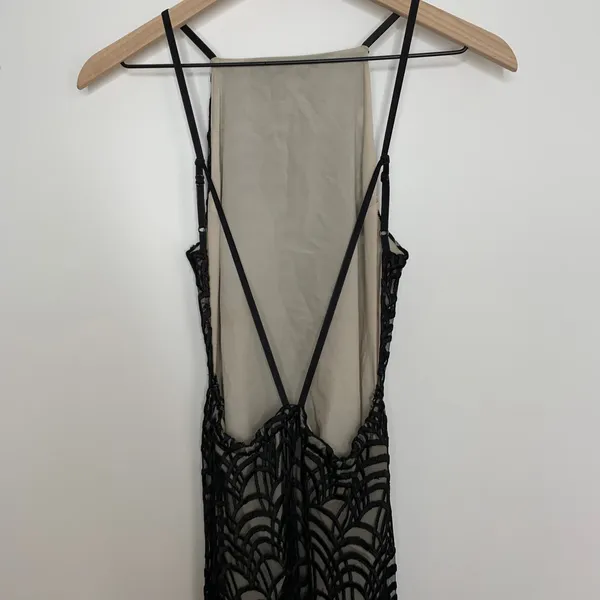 Stone Cold Fox Logan Maxi Dress Gown Black Size 2 XS - Image 4
