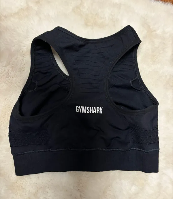 Gymshark, Energy Seamless Sports Bra - Black S - Image 4