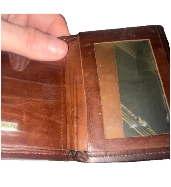 Rolf’s Brown Cowhide Wallet - Image 7