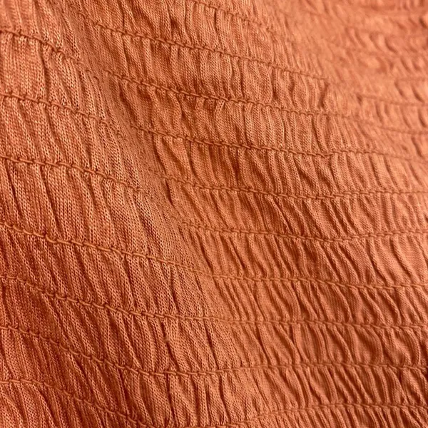 Heart & Hips Coral Brick Cropped Off the Shoulder Top Shirt NEW Large - Image 4