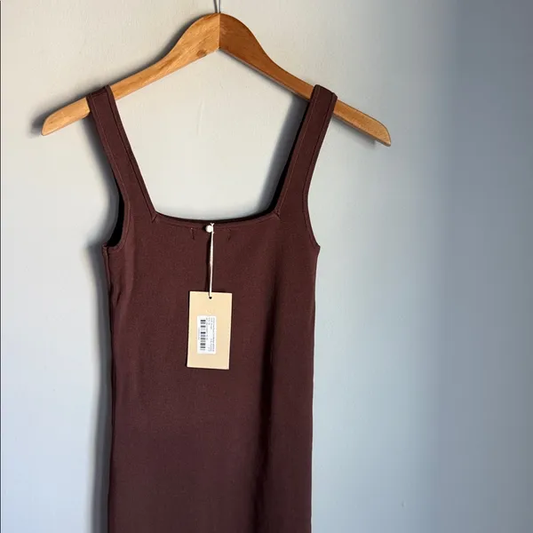 NEW Meshki Jenna Square Neck Bandage Midi Dress XS - Image 7