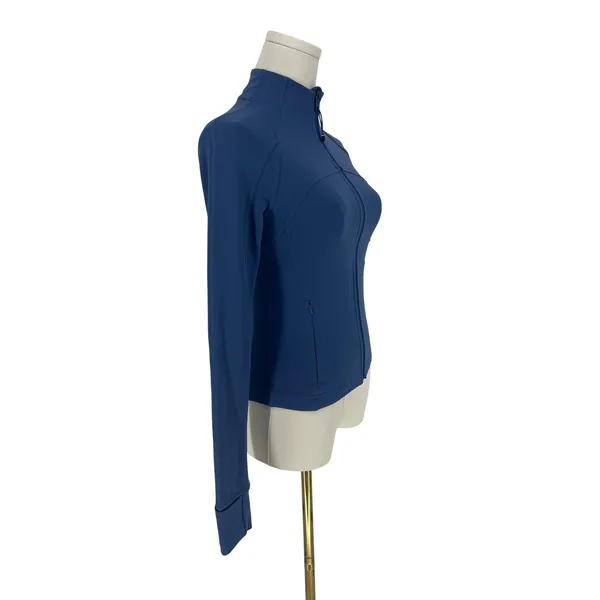 Lululemon Nulu Cropped Define Jacket‎ Soft Denim Blue Size 4 - Image 5