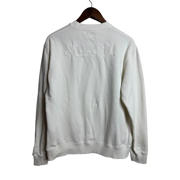 Golden Goose Deluxe Brand Love Embroidered Crewneck Sweatshirt size S Italy - Image 2