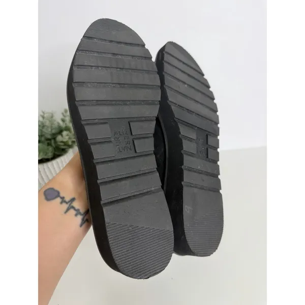 Naturalizer‎ Andie Leather Studded Loafer Black Size 9 Slip On Comfort Casual - Image 10