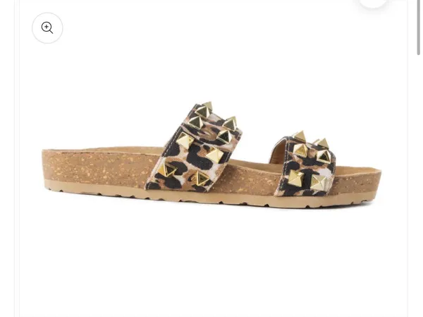 Myra Bags Leopard Bubble Sandals - Image 8