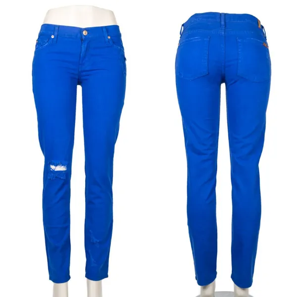 💖 7 For All Mankind Slim Cigarette‎ Jeans - Image 2
