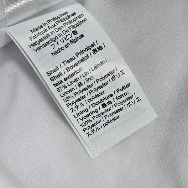 J. Crew Kate straight-leg pant in stretch linen blend White 2 BF407‎ - Image 6