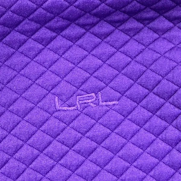 Lauren Ralph Lauren Purple Quilted Mock Neck Full Zip Vest XL 4700429386 - Image 5