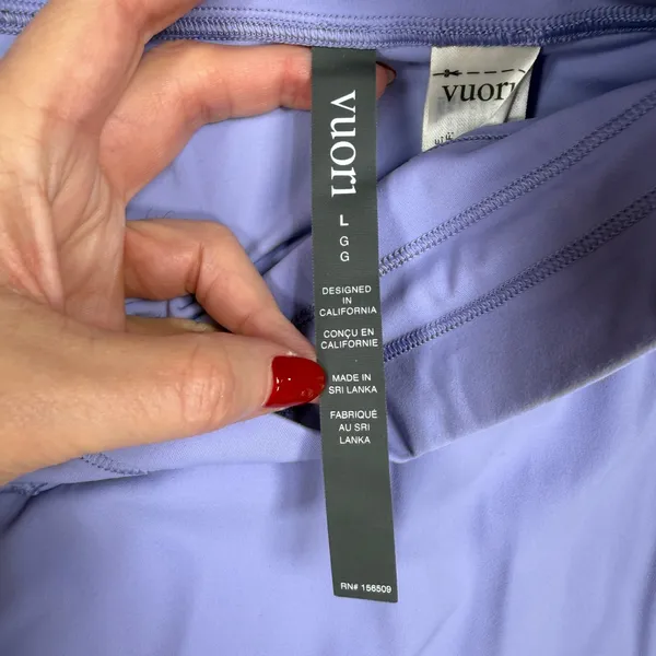 Vuori Size L Daily Form Ankle Pants Cropped Hyacinth Leggings BlissBlend Form - Image 5