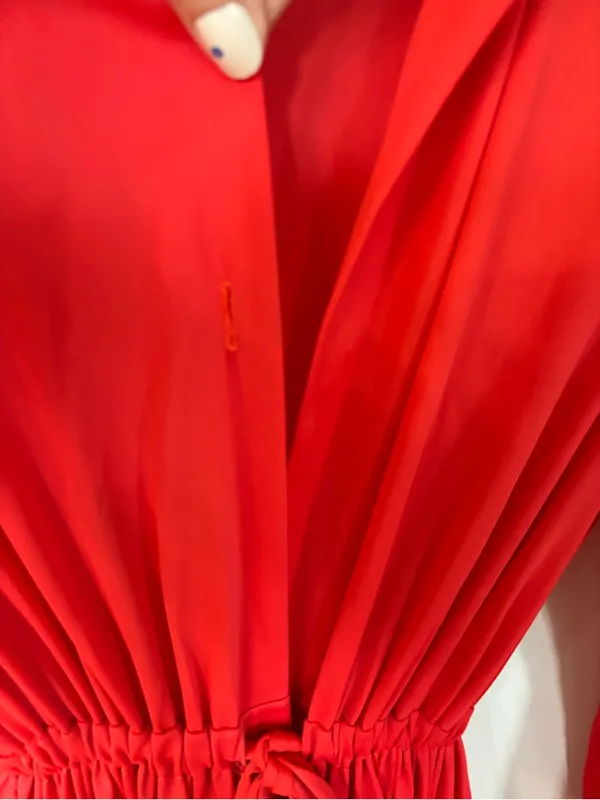 Vintage 1970s Sears Plunge maxi dress - Image 5