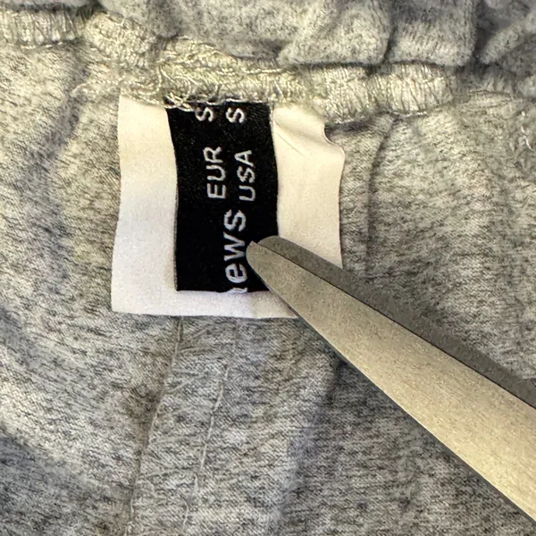 Karin Mathhews Gray Wide Leg Sweatpants Drawstring Waist Lounge Pants Small Soft - Image 6