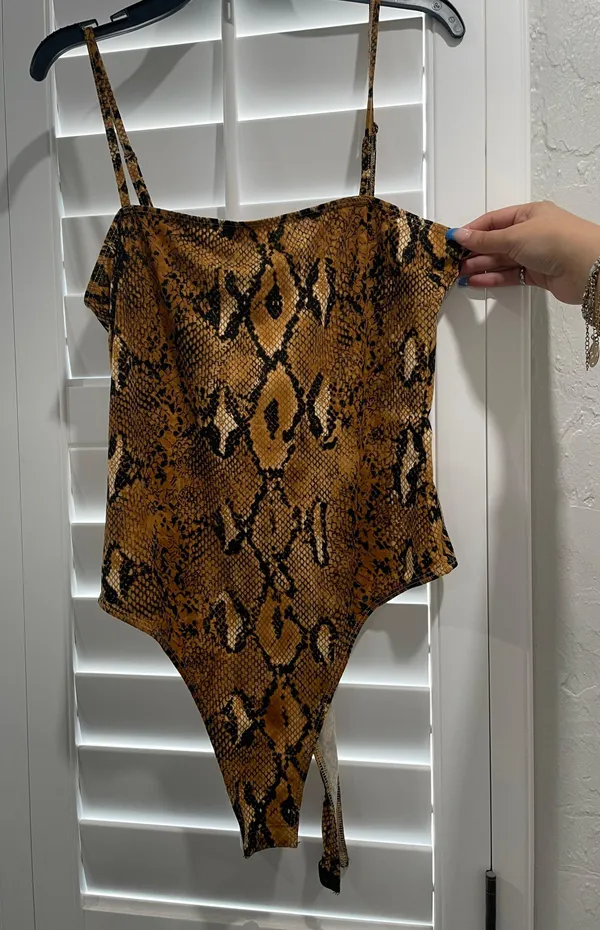 Snakeprint Bodysuit Size M - Image 2