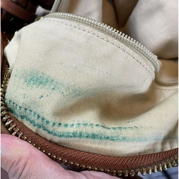 Coach Vintage Legacy Duffle Shoulder Bag Cognac 19889 - Image 8