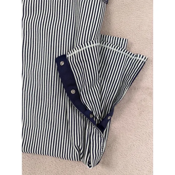 Lululemon Vinyasa Scarf Wrap Blue/White Stripes Adjustable Yoga Size O/S - Image 5