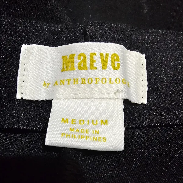 Maeve Anthropologie Womens‎ Black The Margot Kick Flare Crop Pants Medium - Image 4