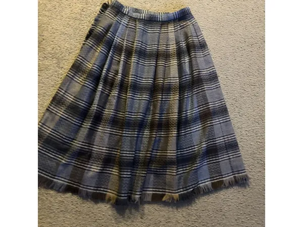 Superdry Highland Queen 100% Virgin Wool Skirt Size 14 - Image 10