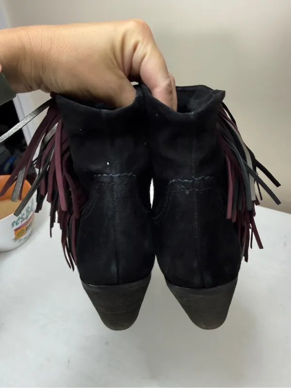 Sam Edelman Women's Louie Boot Roll Down Fringe sz 11 - Image 5