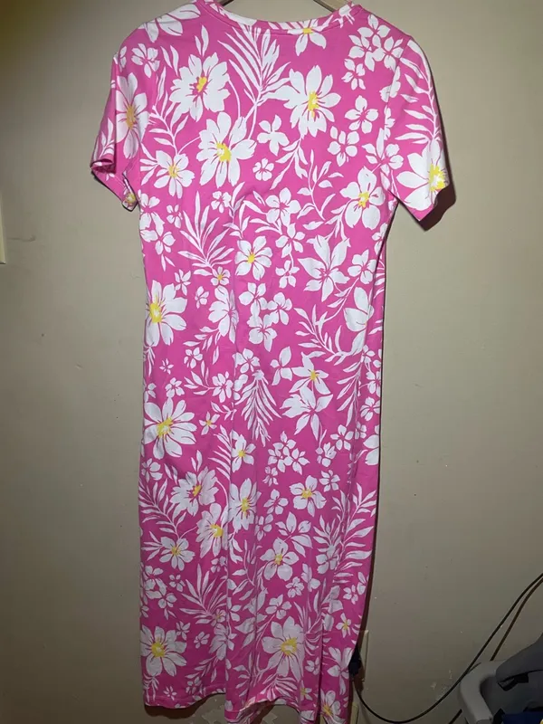 d.co Pink Floral Maxi Dress - Image 2