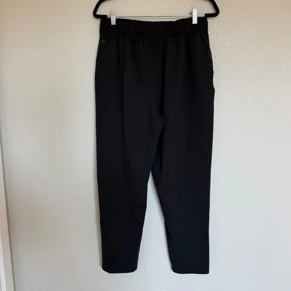 Lululemon Keep Moving Pant 7/8 High-Rise Black W5DCFS Size 10 Drawstring Jogger - Image 2