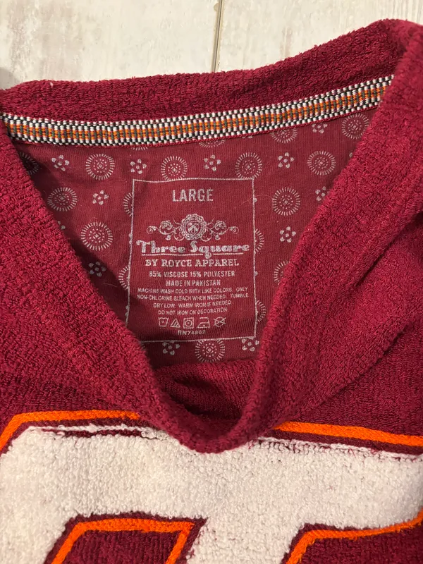Virginia Tech Shirt Red Size L - Image 2