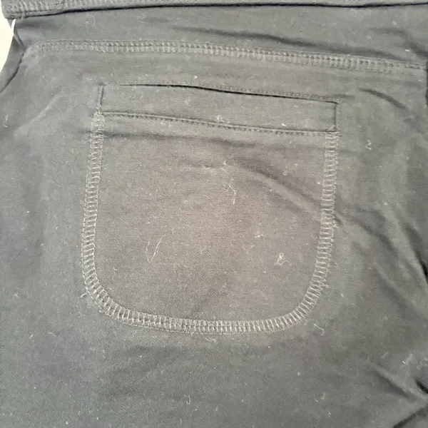 Apt.‎ 9 Active Wear Womens Black Wide Leg Yoga Pants Drawstring Graphic - Image 8