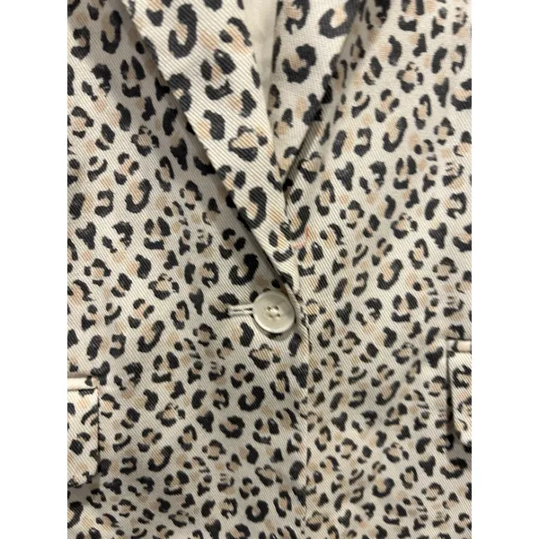Nine West Women's Size 8 Leopard Animal Print Blazer Jacket‎ Academia Business - Image 4