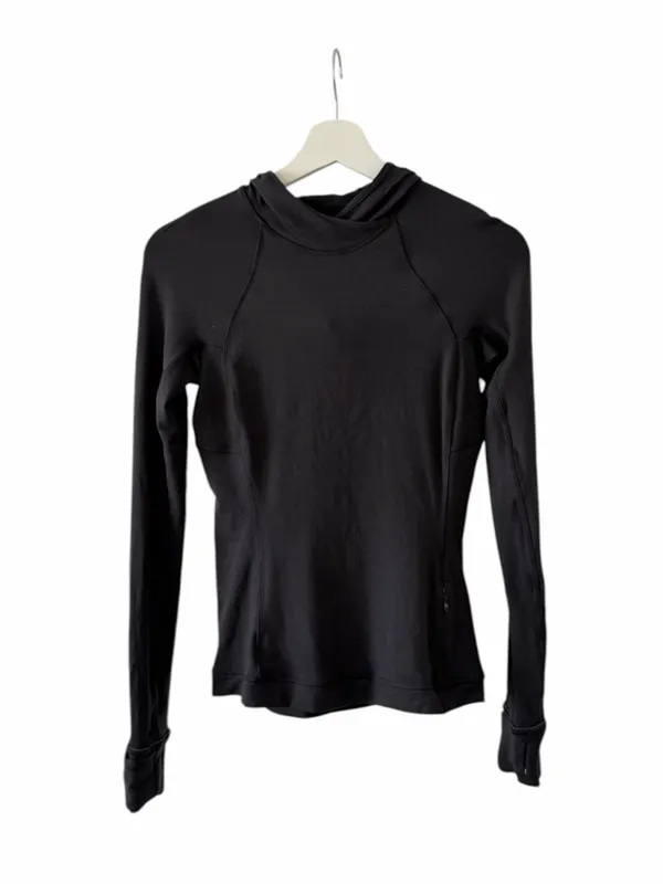 Lululemon Its Rulu Run Long Sleeve Hoodie Black 4 - Image 2
